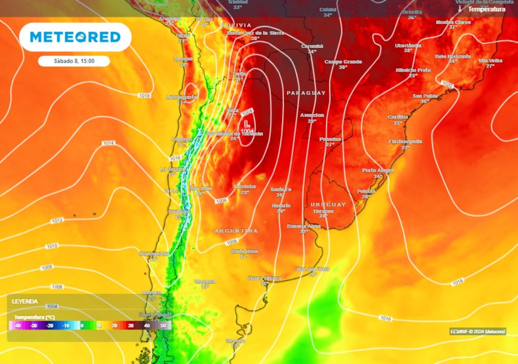 Veranito de San Juan Argentina tiempo pronóstico clima junio calor heladas