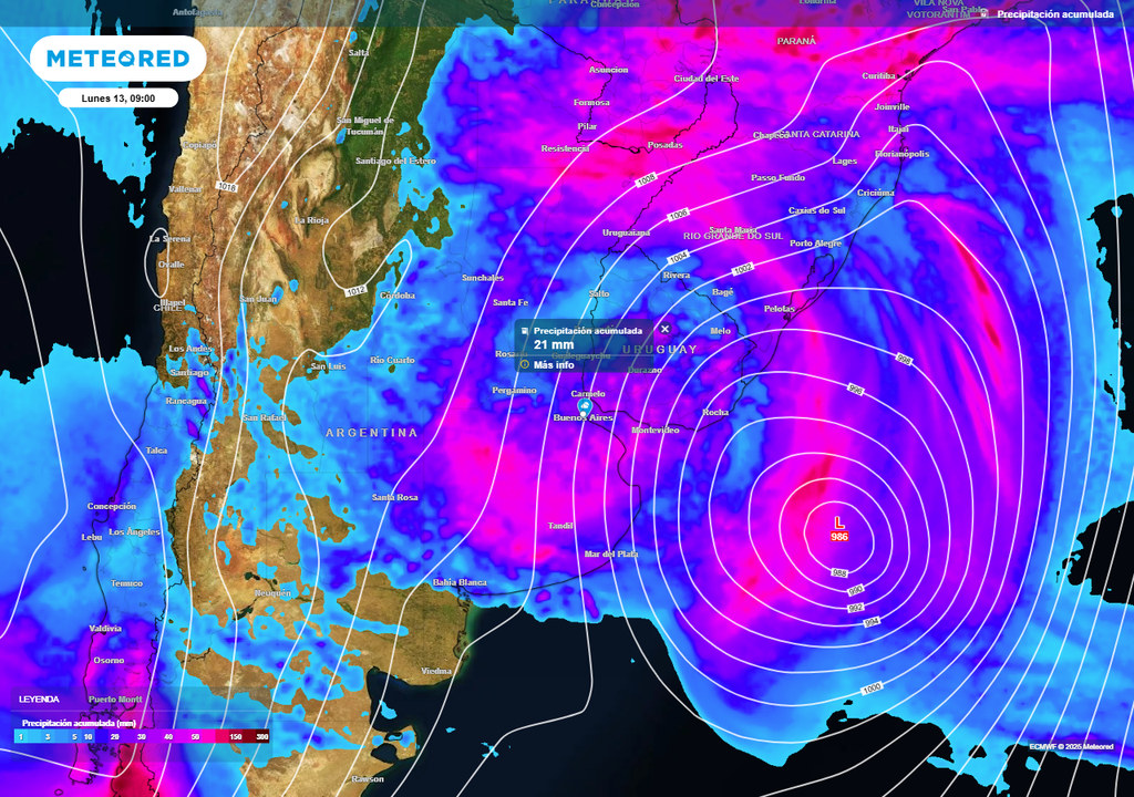 Pronóstico tiempo clima Buenos Aires fin de semana largo lluvias tormentas