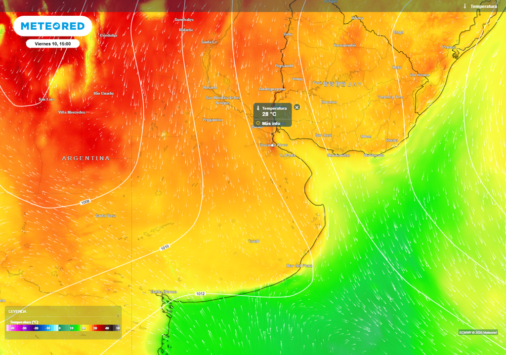 Pronóstico tiempo clima Buenos Aires fin de semana largo lluvias tormentas