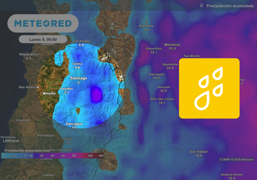 &ldquo;Se agita el tiempo en Santiago&rdquo;: lluvias con tormentas el&eacute;ctricas el domingo en la RM, esta ser&iacute;a la hora clave