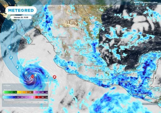 Se alejar&aacute; el hurac&aacute;n Polo de M&eacute;xico, mientras el Monz&oacute;n y vaguadas mantienen lluvias ben&eacute;ficas esta tarde-noche
