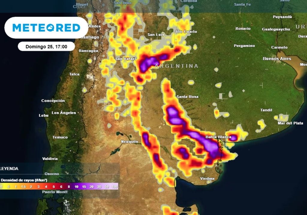 alerta Tormentas en la tarde del domingo