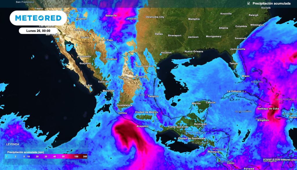 El huracán Vance podría dejar lluvias importantes en el Pacífico mexicano, mientras el Norte del país también espera precipitaciones fuertes.