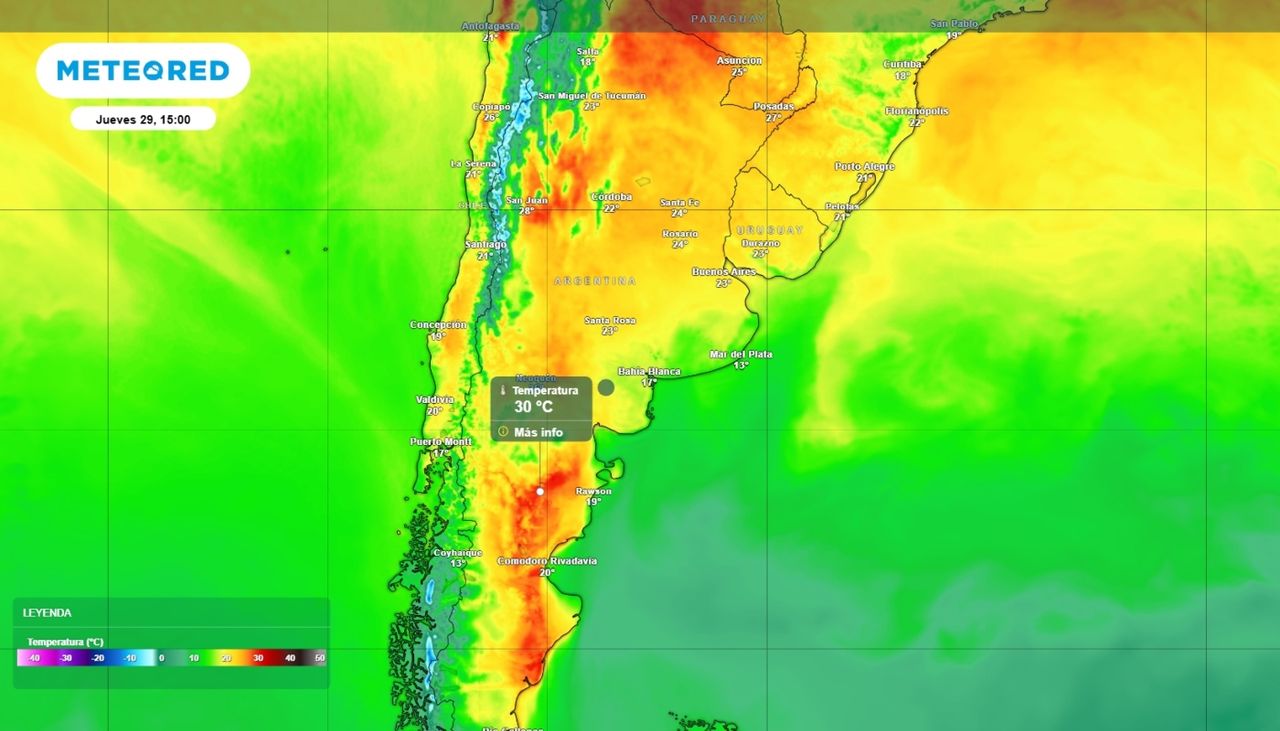 Argentina weather brings returning heat and storm alerts this week