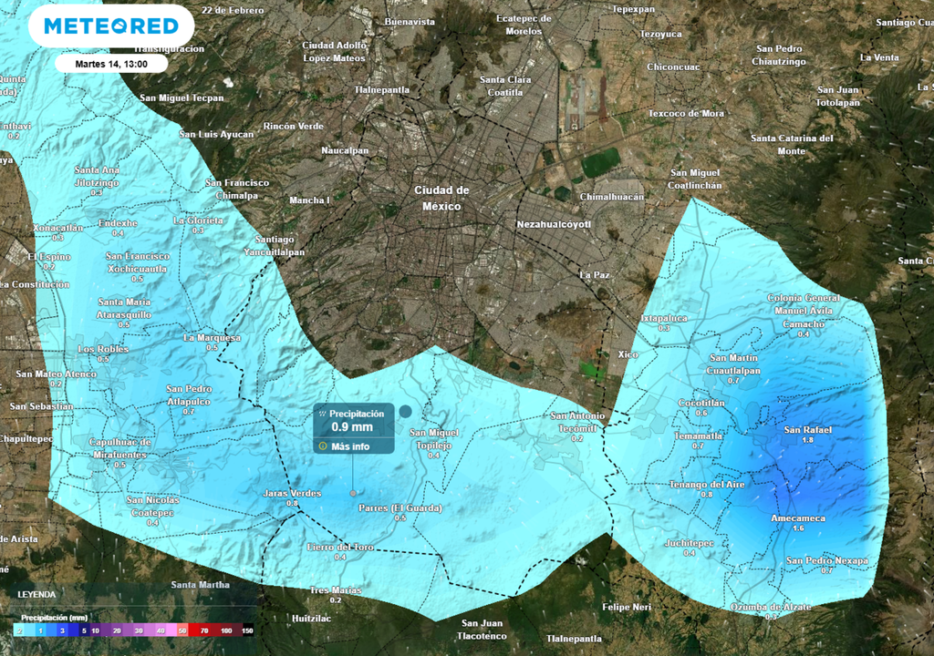 lluvia En la tarde del marte la lluvia y la posibilidad de tormentas eléctricas aisladas se concentrarán principalmente en el sur de la ciudad.