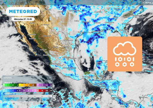 Se aproximan m&aacute;s tormentas: lluvias intensas azotar&aacute;n M&eacute;xico con m&aacute;s de 100 mm en estos estados, durante el mi&eacute;rcoles