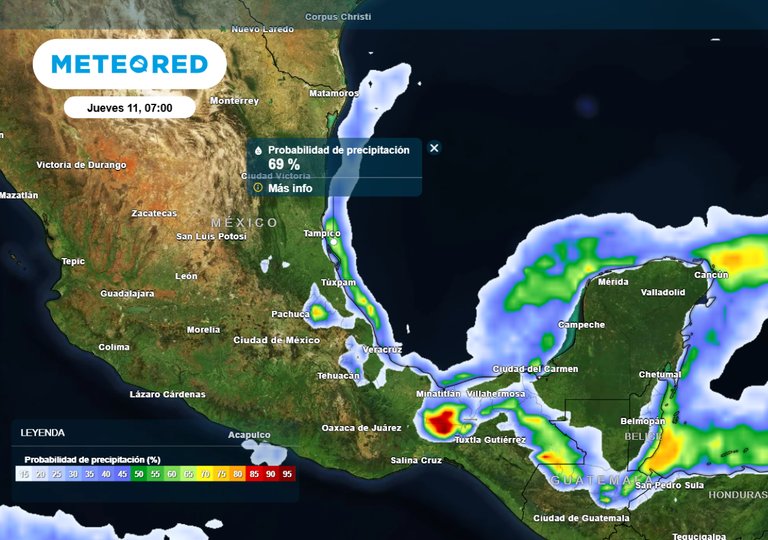 Se aproximar&aacute; nuevo frente fr&iacute;o a la frontera originando rachas de hasta 50 km/h en Coahuila, Nuevo Le&oacute;n y Tamaulipas