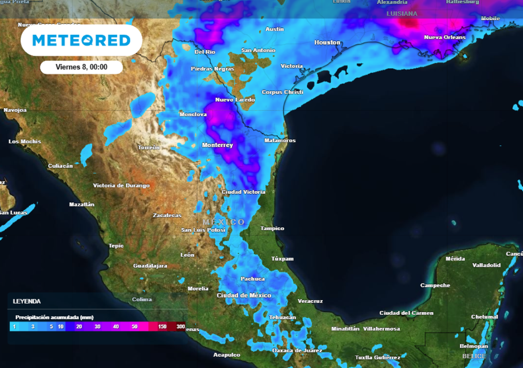 El frente frío 49 propiciará tormentas intensas en México.