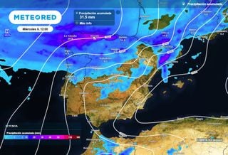 Se aproxima r&aacute;pidamente el frente fr&iacute;o que ma&ntilde;ana dejar&aacute; lluvias en las comunidades del noroeste