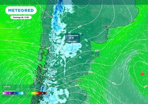 Se aproxima un cambio de tiempo a la Patagonia: cu&aacute;ndo llegar&aacute;n las lluvias y d&oacute;nde habr&aacute; nieve