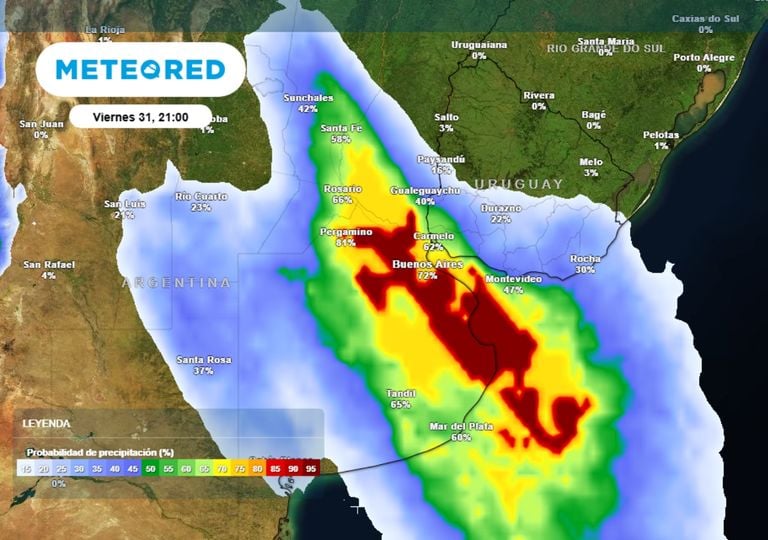 Se aproxima un cambio en el AMBA: cu&aacute;ndo llegan las lluvias m&aacute;s intensas y qu&eacute; d&iacute;a mejora el tiempo