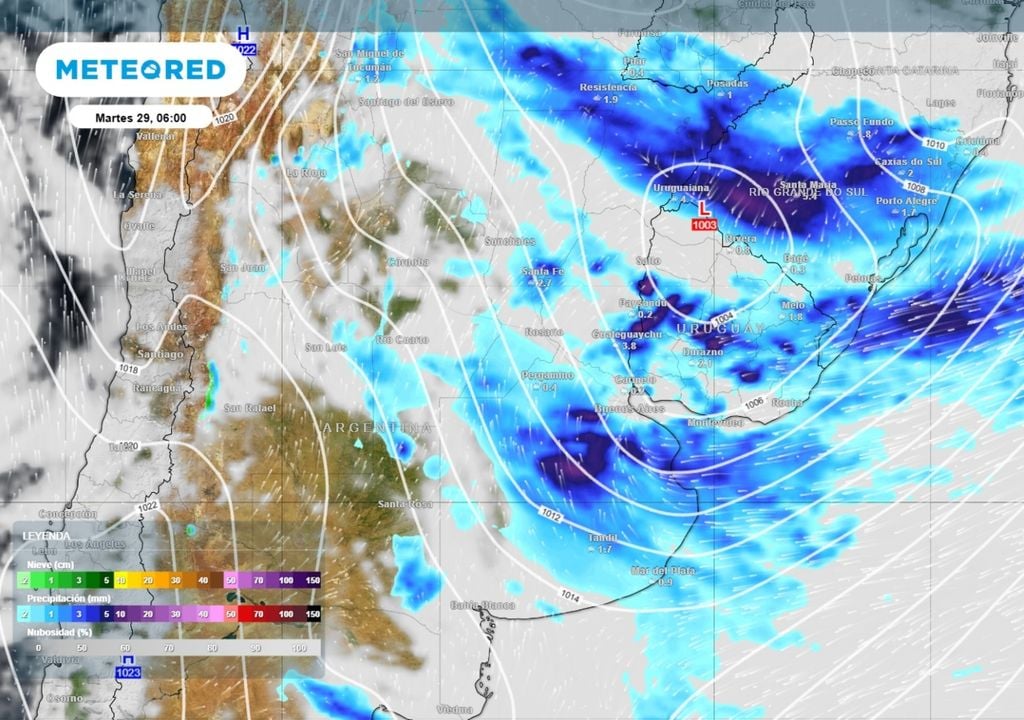 lluvia Desde el domingo comienza un nuevo periodo de inestabilidad en gran parte del centro y este del país