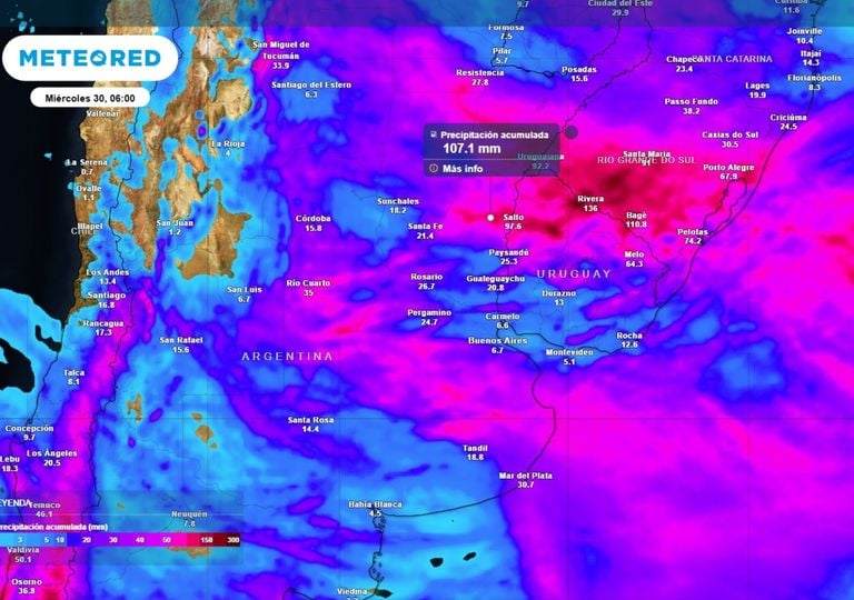 Se aproxima una ciclog&eacute;nesis en Argentina: qu&eacute; d&iacute;as llegan las tormentas y hasta cu&aacute;nta lluvia se espera