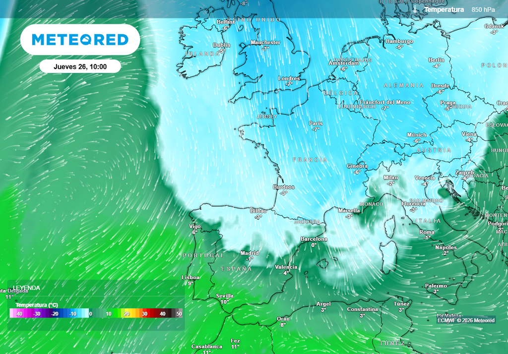 Una masa de aire ártica marítima irrumpe en España con frío intenso, nieve y viento para el inicio de la Semana Santa — image 4