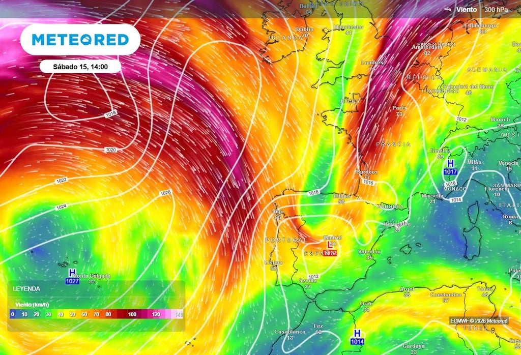 La vaguada de este fin de semana dejará tormentas muy fuertes en varias comunidades.