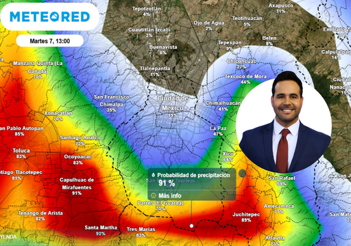 Se aproxima una tormenta este martes a la CDMX: a partir de las 16 horas habr&aacute; alertas por lluvia y granizo