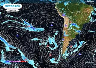 Se avecinan 3 sistemas frontales a Chile centro-sur: pron&oacute;stico de Meteored para las lluvias de la pr&oacute;xima semana
