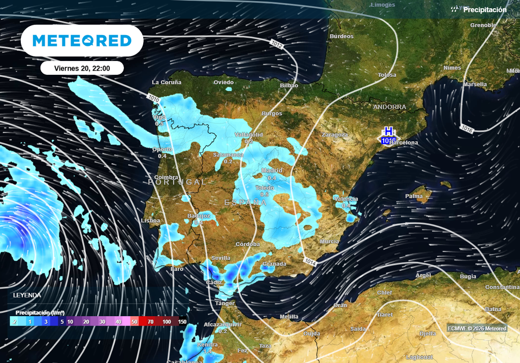 El fin de semana la inestabilidad se irá extendiendo por la Península y Baleares debido a la llegada de aire frío en altura.
