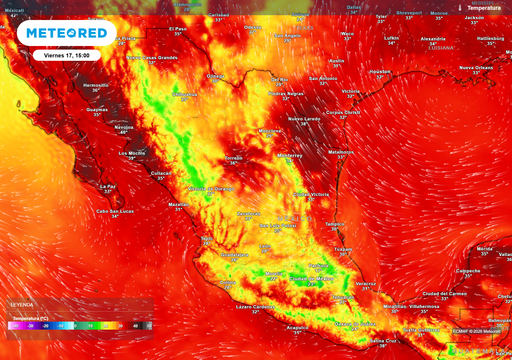 Se aproximan fuertes tormentas con calor y Polvo del Sahara hoy viernes, estando muy activo el Monz&oacute;n Mexicano