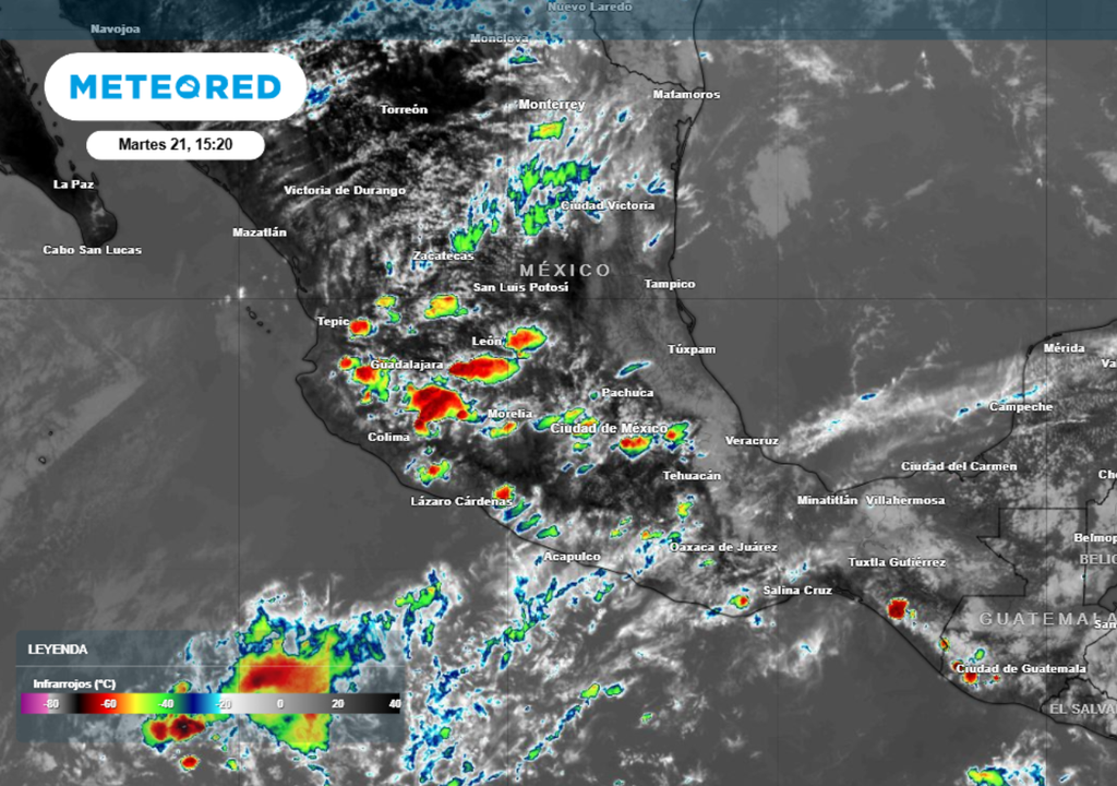Sigue la presencia de tormentas en México.