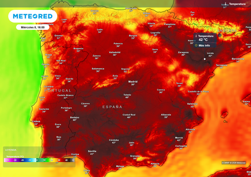 Se aproximan nuevos picos de 43 &ordm;C: la ola de calor evolucionar&aacute; sobre Espa&ntilde;a hasta el 10 de julio