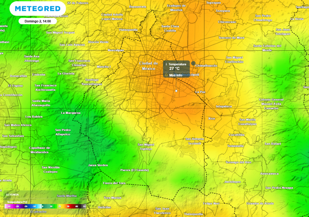 Este domingo tendrá una ambiente muy caluroso, alcanzando temperaturas máximas de 27 °C. Mantén una buena hidratación. Este domingo tendrá una ambiente muy caluroso, alcanzando temperaturas máximas de 27 °C. Mantén una buena hidratación.