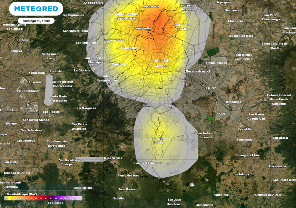 Se prevén tormentas eléctricas por la tarde generalizadas en la capital. ¡Procura estar lejos de árboles, postes y estructuras frágiles! Se prevén tormentas eléctricas por la tarde generalizadas en la capital. ¡Procura estar lejos de árboles, postes y estructuras frágiles!