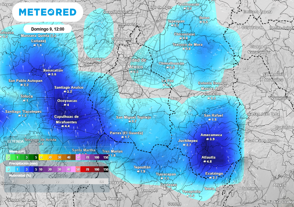 nubosidad Habrá un aumento de la nubosidad y de la posibilidad de lluvia desde el final de la mañana. En la tarde habrá tormentas dispersas.