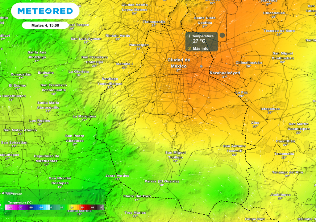 La tarde será cálida en gran parte de la zona urbana de la capital y más fresca en zonas altas del sur.