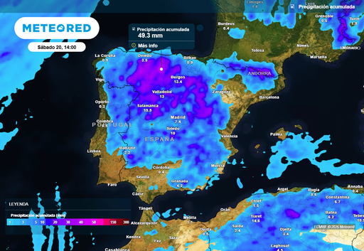 Se aproximan cinco tardes con tormentas que dejar&aacute;n lluvias fuertes, granizo y vientos intensos en Espa&ntilde;a