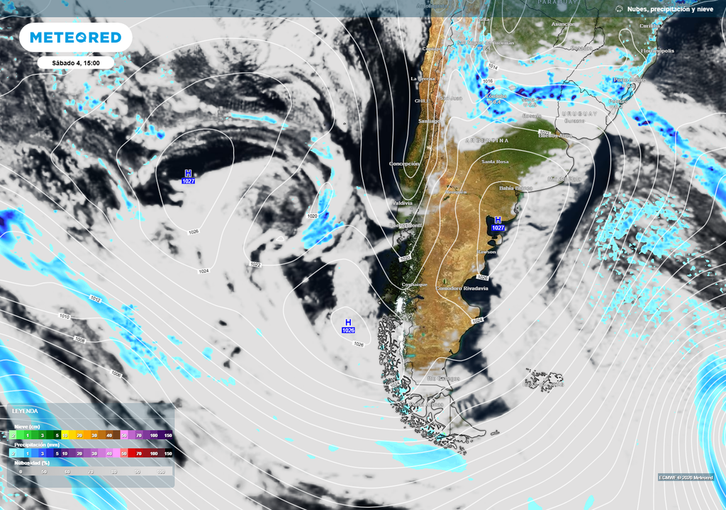 La alta fría mantiene el tiempo estable este sábado, pero hacia la noche —justo con el cambio de hora— comenzarán a aparecer nubes y chubascos que anticipan la llegada de una baja segregada el domingo.