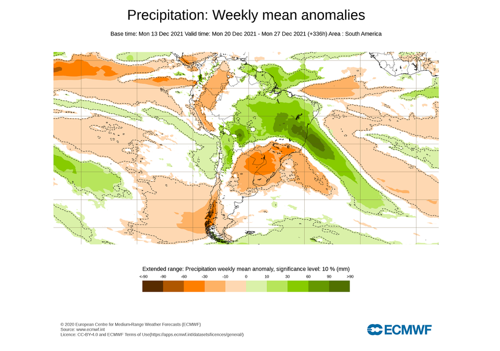 Anomalía de precipitación