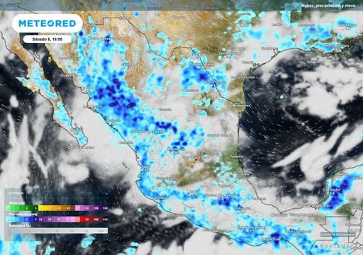 Se avecina notable incremento de fuertes lluvias y tormentas en M&eacute;xico hoy s&aacute;bado con granizadas e inundaciones
