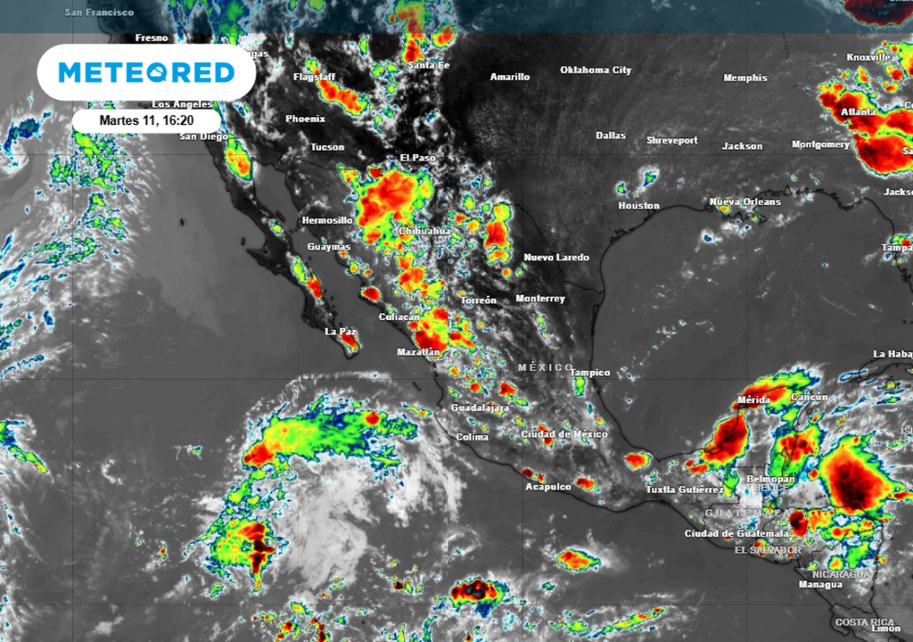 Tormenta Diversos fenómenos meteorológicos seguirán generando lluvias importantes en la República Mexicana.