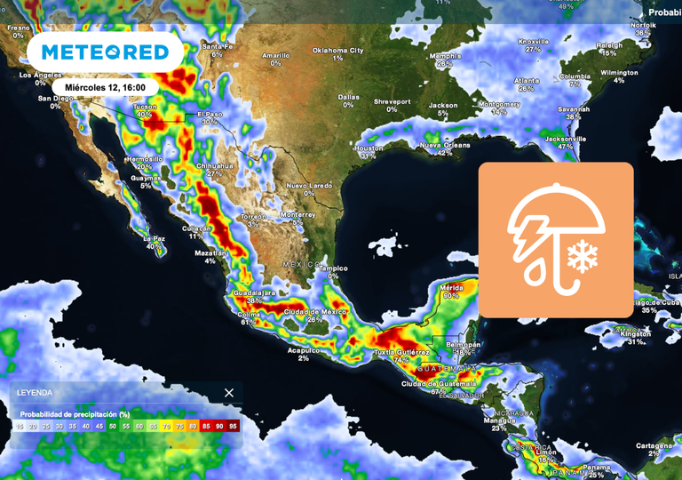 Se avecina nueva onda tropical que prolongar&aacute; las intensas lluvias en M&eacute;xico