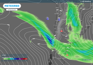 Se avecina temporal a Chile con río atmosférico de categoría 2: estas serán las áreas afectadas