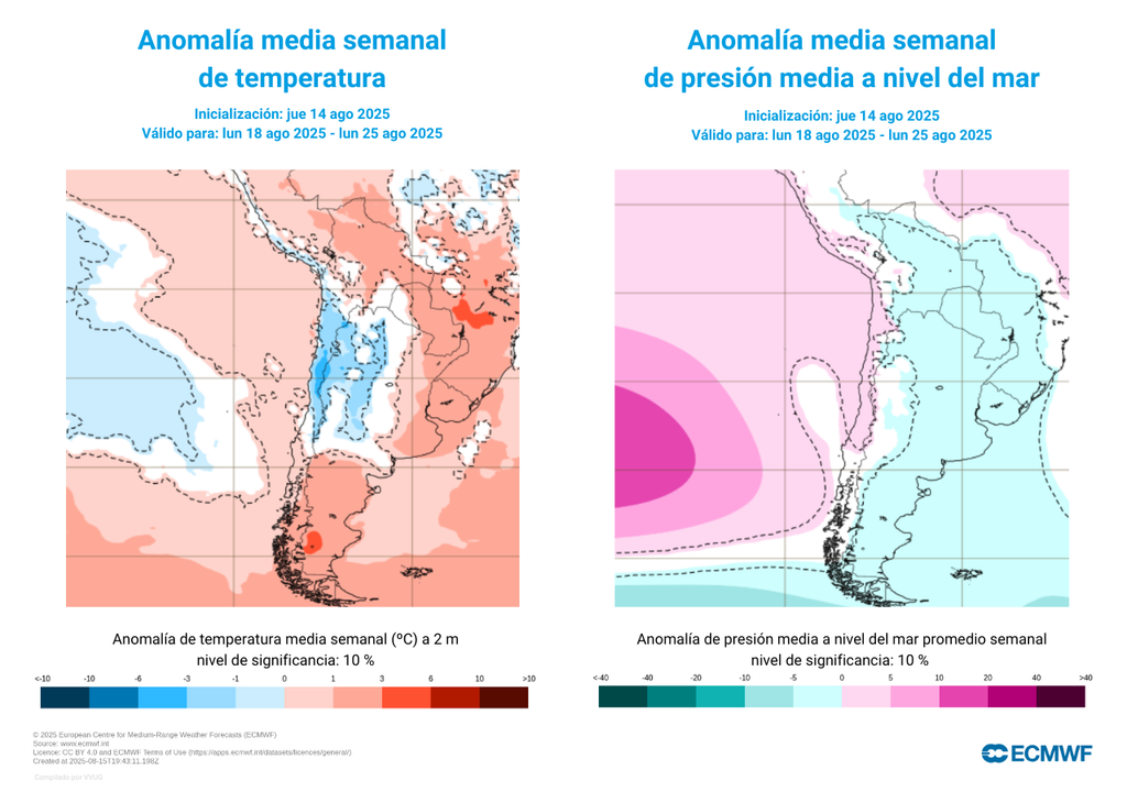anomalía de temperatura y presión