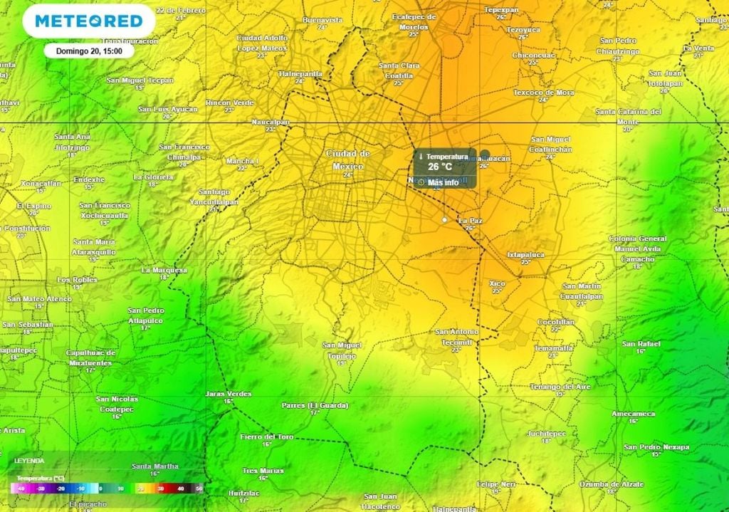 Este domingo tendrá una ambiente caluroso, alcanzando temperaturas máximas de 26 °C y se espera que disminuya por la tarde. Usa bloqueador solar.