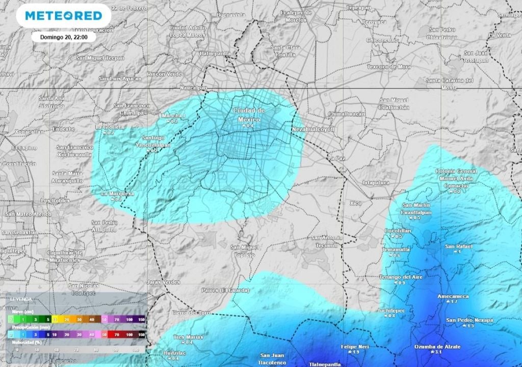 El acumulado de lluvias de este domingo 20 de septiembre puede alcanzar hasta los 20 mm, pudiendo desencadenar encharcamientos.