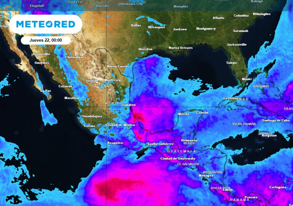 Lluvias Pronóstico de lluvias para este miércoles en México.