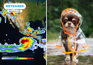Se avecinan lluvias de muy fuertes a intensas para este mi&eacute;rcoles en M&eacute;xico