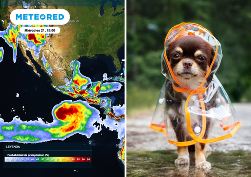 Se avecinan lluvias de muy fuertes a intensas para este mi&eacute;rcoles en M&eacute;xico