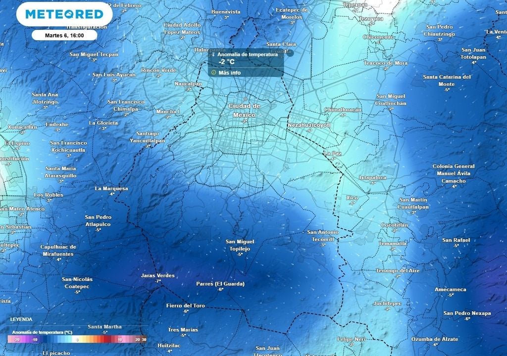 frío Luego de las lluvias las temperaturas descenderán rápidamente, por lo que se prevé ambiente de frío a fresco en gran parte de la CDMX.