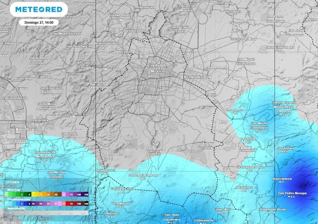 El acumulado de lluvias de este domingo 27 de septiembre puede alcanzar hasta los 15 mm en el sur, pudiendo desencadenar encharcamientos. El acumulado de lluvias de este domingo 27 de septiembre puede alcanzar hasta los 15 mm en el sur, pudiendo desencadenar encharcamientos.