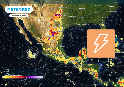 Se avecinan m&aacute;s tormentas el&eacute;ctricas y lluvias de hasta 100 mm a M&eacute;xico, con alto riesgo de inundaciones