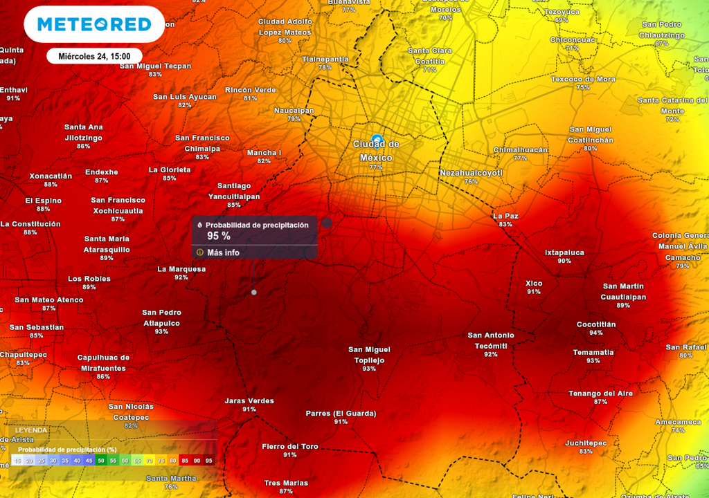 pronostico; el tiempo; CDMX; tormenta; Mundial 2026; futbol Las altas probabilidades de lluvias se mantendrán esta tarde, acompañando tanto la llegada como la salida de los aficionados del estadio.