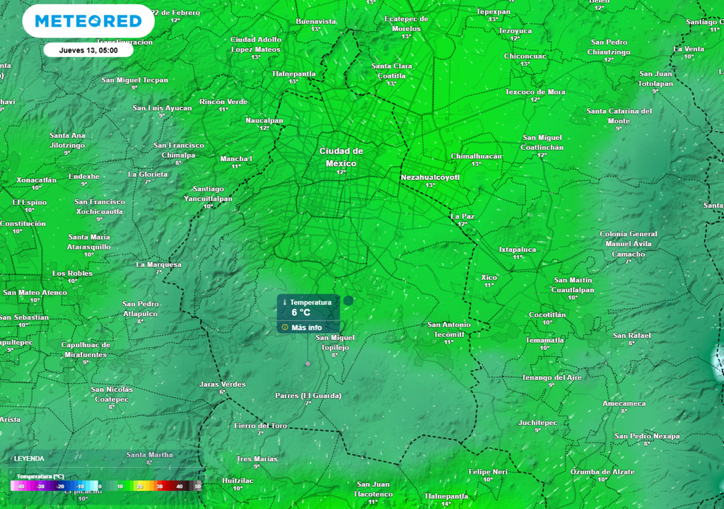 frío En la mañana del jueevs habrá mínimas entre 6 y 8 °C en la zona alta del sur de la ciudad, haia el centro rondará los 12 °C.