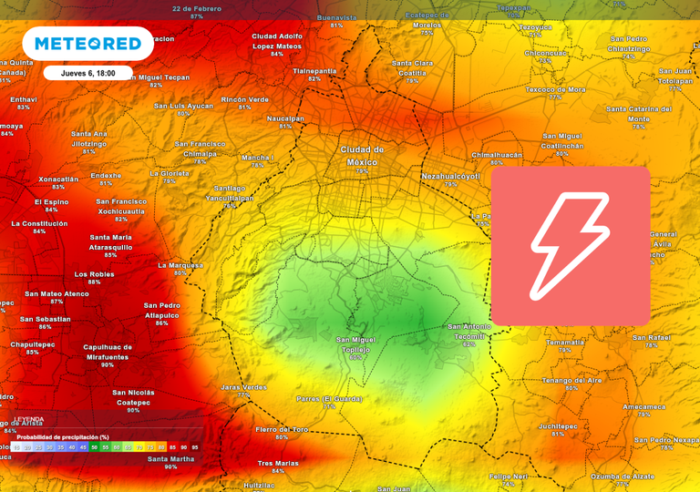 Se avecinan tormentas fuertes esta tarde-noche en CDMX: lluvias intensas, descargas el&eacute;ctricas y posible granizo