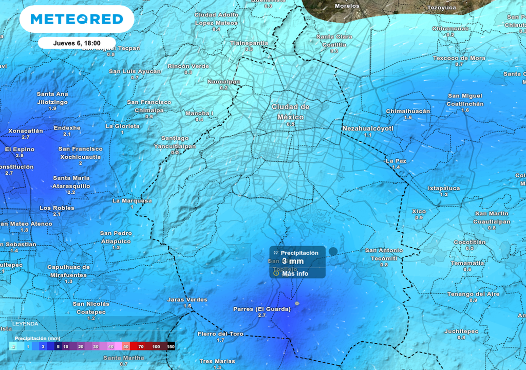 pronostico; tormenta; CDMX Hacias las 18:00 h se espera un patrón de lluvias generalizado en la ciudad, aunque la intensidad no será igual en todas las alcaldías.