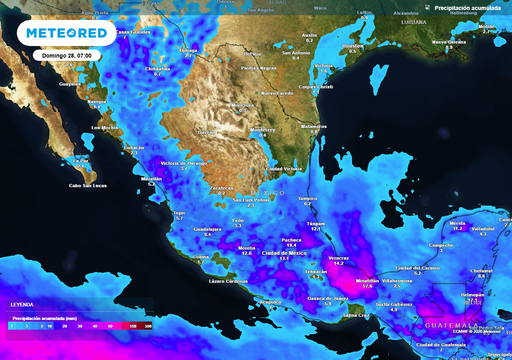 Se avecinan tormentas intensas, granizo e inundaciones hoy s&aacute;bado, mientras Polvo del Sahara recorre Golfo de M&eacute;xico